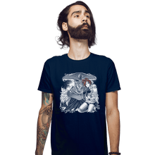 Load image into Gallery viewer, Shirts Fitted Shirts, Mens / Small / Navy IRIA
