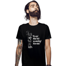 Load image into Gallery viewer, Secret_Shirts Fitted Shirts, Mens / Small / Black Oh Wow
