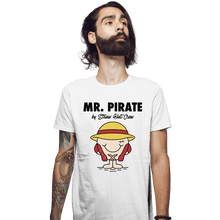 Load image into Gallery viewer, Shirts Fitted Shirts, Mens / Small / White The Little Mr Pirate
