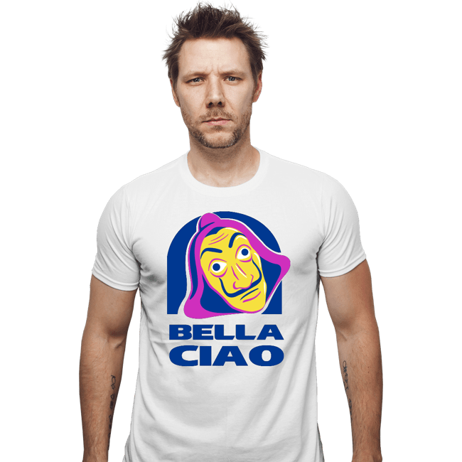 Shirts Fitted Shirts, Mens / Small / White Bella Ciao Tacos