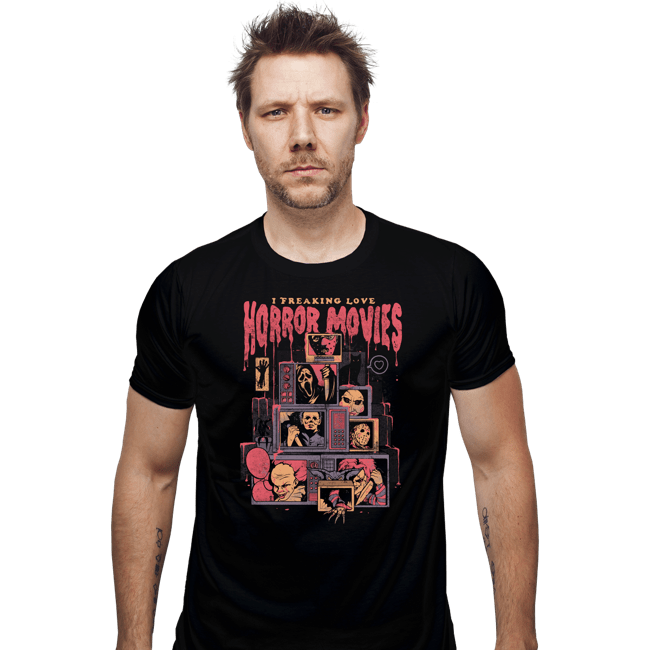 Shirts Fitted Shirts, Mens / Small / Black Horror Movies