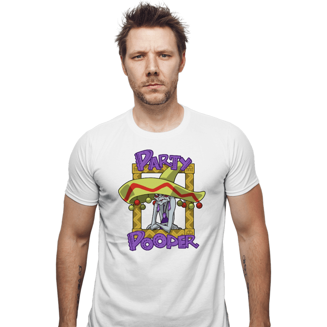 Shirts Fitted Shirts, Mens / Small / White Party Pooper
