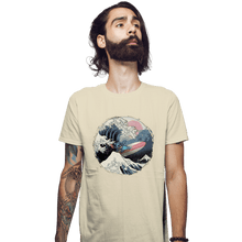 Load image into Gallery viewer, Secret_Shirts Fitted Shirts, Mens / Small / Sand The Great Alien
