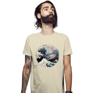 Secret_Shirts Fitted Shirts, Mens / Small / Sand The Great Alien