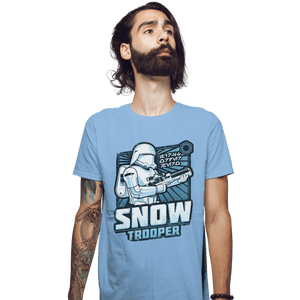 Shirts Fitted Shirts, Mens / Small / Powder Blue First Order Hero: Snowtrooper