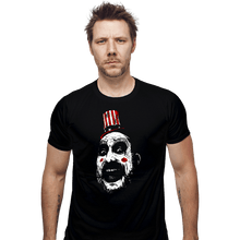 Load image into Gallery viewer, Shirts Fitted Shirts, Mens / Small / Black Captain Spaulding
