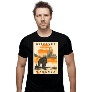 Secret_Shirts Fitted Shirts, Mens / Small / Black Wakanda Vacation
