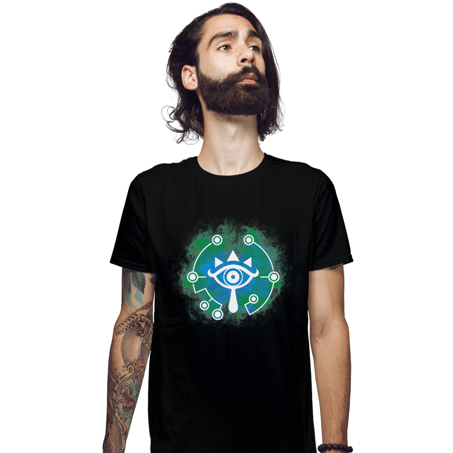 Shirts Fitted Shirts, Mens / Small / Black Open Your Sheikah Eye