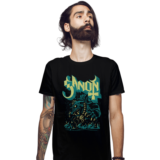 Secret_Shirts Fitted Shirts, Mens / Small / Black Monster Prince of Darkness
