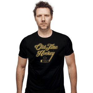 Shirts Fitted Shirts, Mens / Small / Black Old Time Hockey