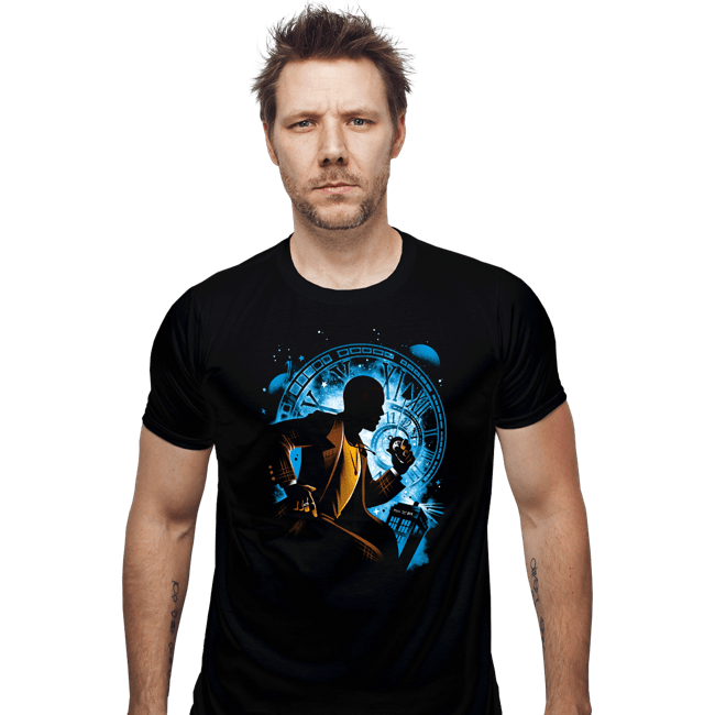 Daily_Deal_Shirts Fitted Shirts, Mens / Small / Black The 15th Doctor