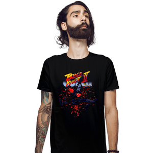 Shirts Fitted Shirts, Mens / Small / Black Black Knight 2 Super Turbo