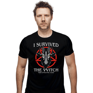 Daily_Deal_Shirts Fitted Shirts, Mens / Small / Black I Survived The VVitch