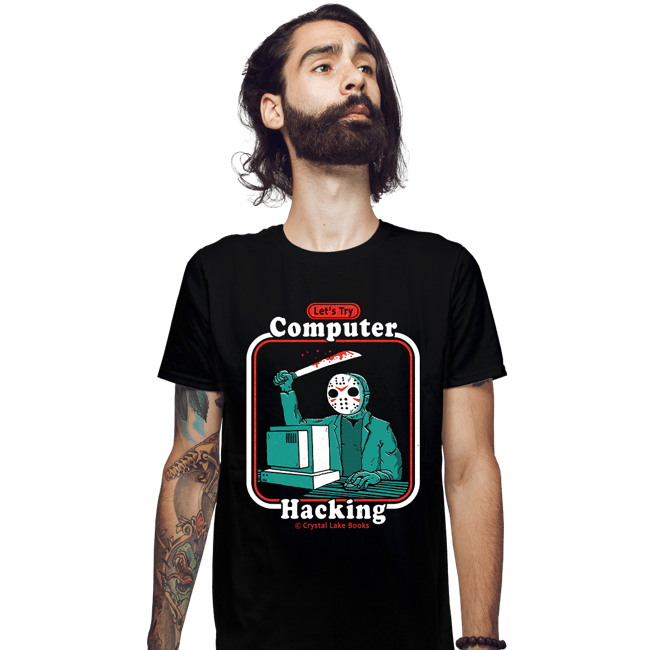 Shirts Fitted Shirts, Mens / Small / Black Hacking For Beginners