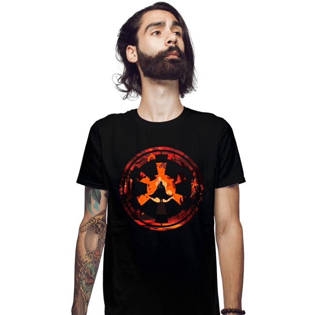 Daily_Deal_Shirts Fitted Shirts, Mens / Small / Black The Fallen Knight