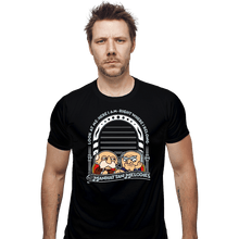 Load image into Gallery viewer, Shirts Fitted Shirts, Mens / Small / Black Statler and Waldorf Melodies
