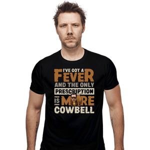 Daily_Deal_Shirts Fitted Shirts, Mens / Small / Black More Cowbell