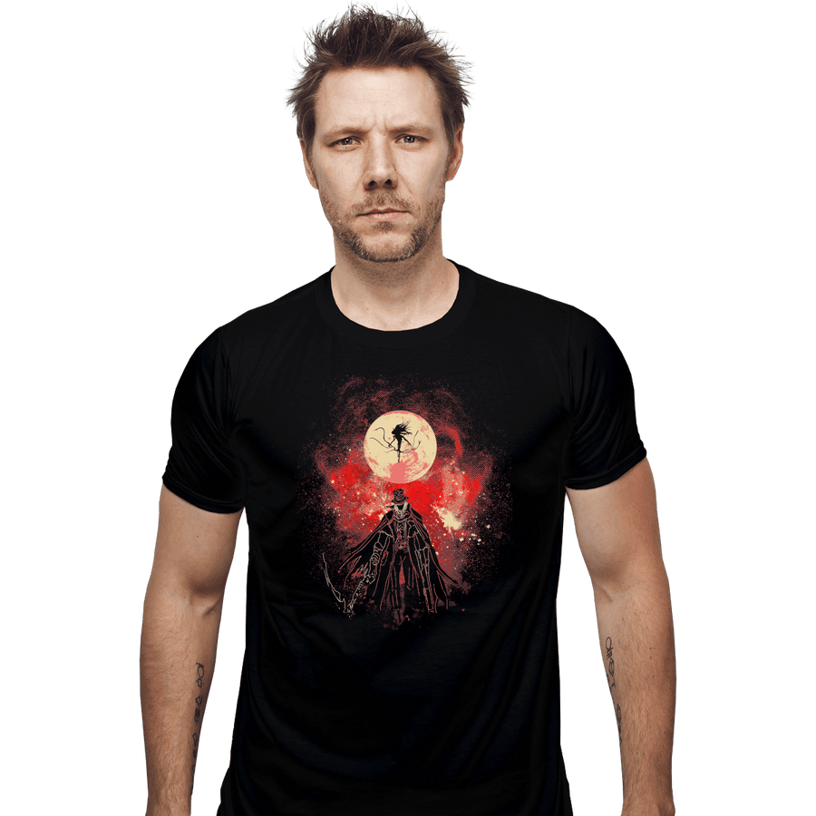 Shirts Fitted Shirts, Mens / Small / Black Moon Presence Art