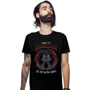 Daily_Deal_Shirts Fitted Shirts, Mens / Small / Black Nekolathotep