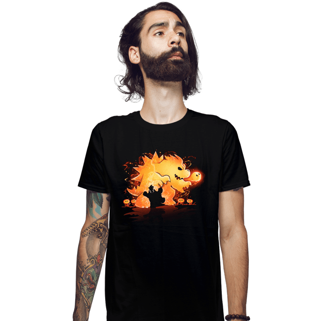 Daily_Deal_Shirts Fitted Shirts, Mens / Small / Black Super Dragon Evolution