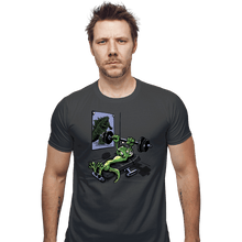 Load image into Gallery viewer, Secret_Shirts Fitted Shirts, Mens / Small / Charcoal Training For Kaiju
