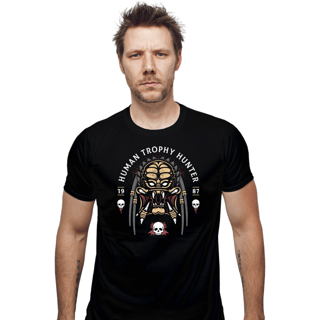Shirts Fitted Shirts, Mens / Small / Black Human Trophy Hunter