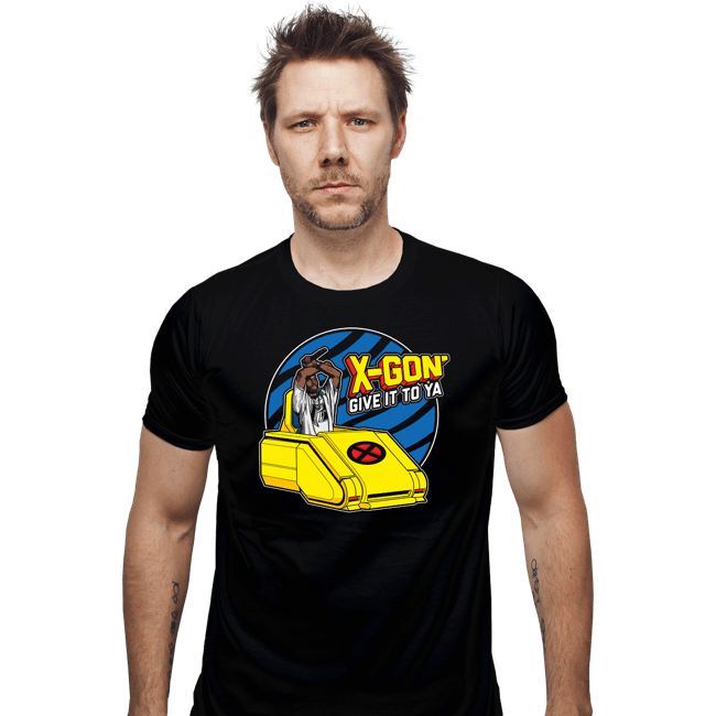 Daily_Deal_Shirts Fitted Shirts, Mens / Small / Black X-Gon' Give It To Ya!