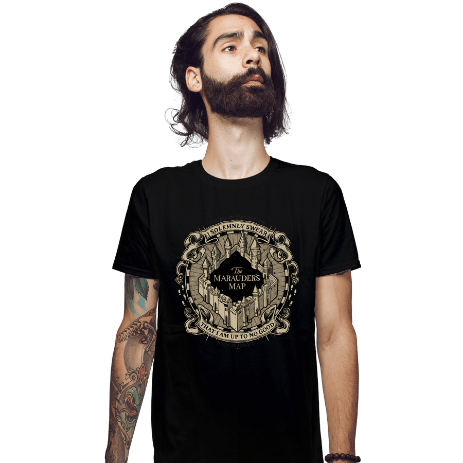 Shirts Fitted Shirts, Mens / Small / Black I Solemnly Swear