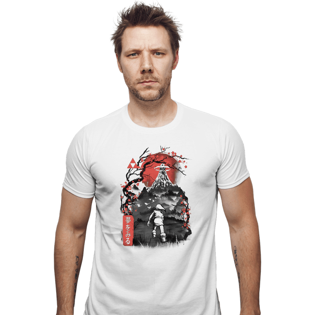 Daily_Deal_Shirts Fitted Shirts, Mens / Small / White Sumie Awakening