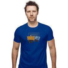 Load image into Gallery viewer, Shirts Fitted Shirts, Mens / Small / Royal Blue Kirk Loves It
