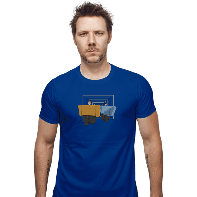 Shirts Fitted Shirts, Mens / Small / Royal Blue Kirk Loves It