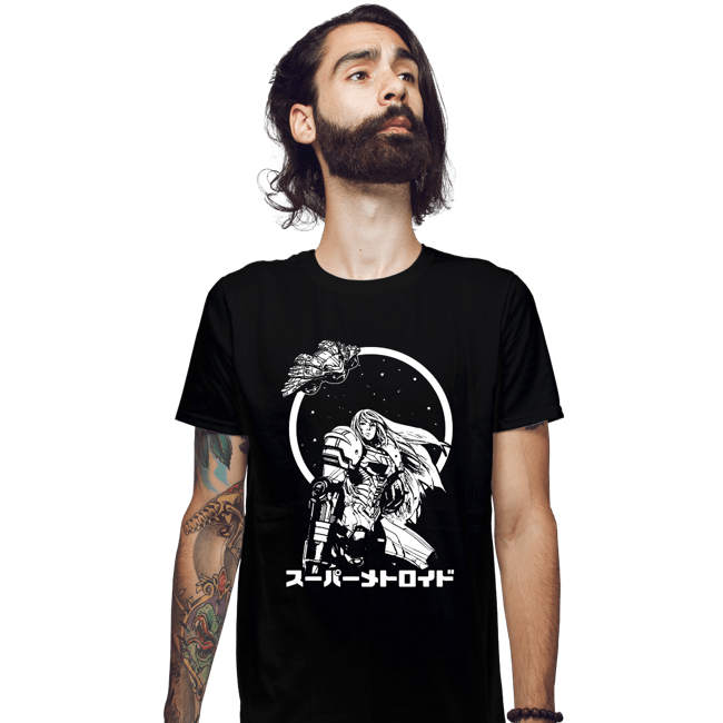 Sold_Out_Shirts Fitted Shirts, Mens / Small / Black Interstellar Bounty Hunter