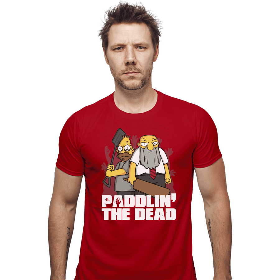 Shirts Fitted Shirts, Mens / Small / Red Paddlin' The Dead