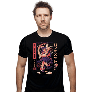 Secret_Shirts Fitted Shirts, Mens / Small / Black baphomagic girl