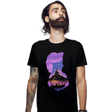 Load image into Gallery viewer, Daily_Deal_Shirts Fitted Shirts, Mens / Small / Black Rapunzel Shadow
