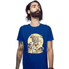 Load image into Gallery viewer, Shirts Fitted Shirts, Mens / Small / Royal Blue Planet Of Oz
