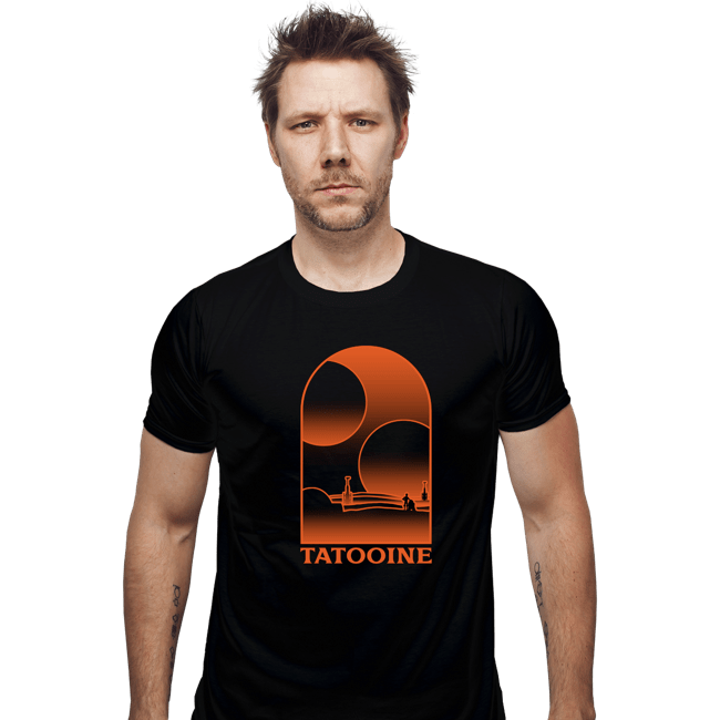 Shirts Fitted Shirts, Mens / Small / Black Tatooine