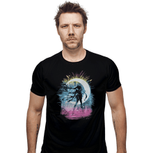 Load image into Gallery viewer, Shirts Fitted Shirts, Mens / Small / Black Moon Storm
