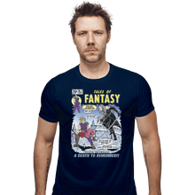 Load image into Gallery viewer, Shirts Fitted Shirts, Mens / Small / Navy Tales Of Fantasy 7
