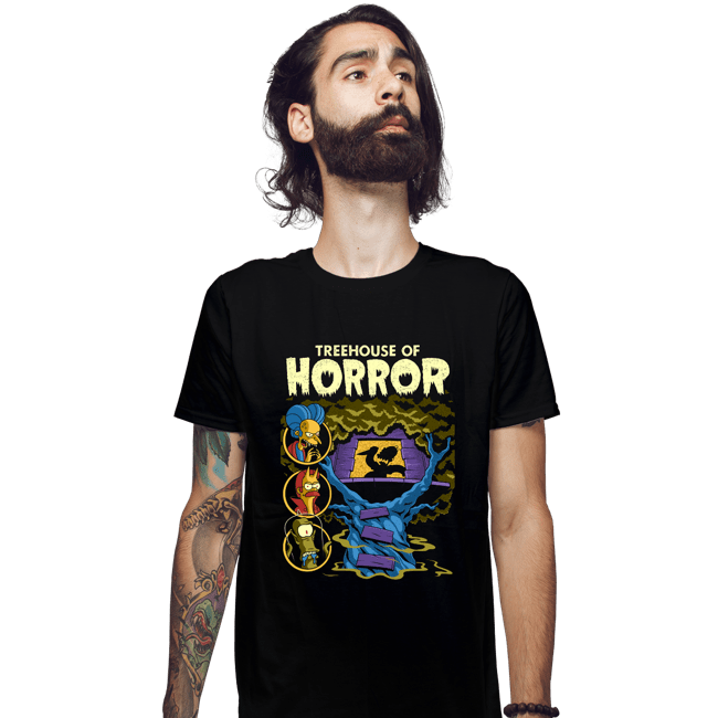Daily_Deal_Shirts Fitted Shirts, Mens / Small / Black Treehouse Comics