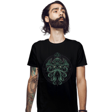 Load image into Gallery viewer, Shirts Fitted Shirts, Mens / Small / Black Great Cthulhu
