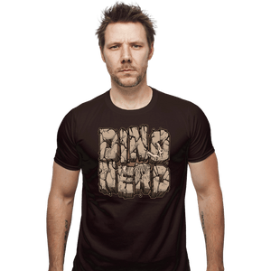Shirts Fitted Shirts, Mens / Small / Dark Chocolate Dino Nerd