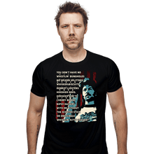 Load image into Gallery viewer, Shirts Fitted Shirts, Mens / Small / Black Joe Dirt
