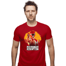 Load image into Gallery viewer, Shirts Fitted Shirts, Mens / Small / Red Red Ranger Redemption
