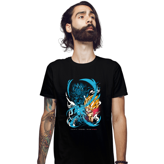Shirts Fitted Shirts, Mens / Small / Black Gohan