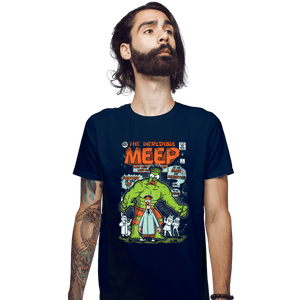 Secret_Shirts Fitted Shirts, Mens / Small / Navy The Incredible Meep