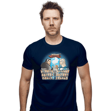 Load image into Gallery viewer, Shirts Fitted Shirts, Mens / Small / Navy Throne Fighter
