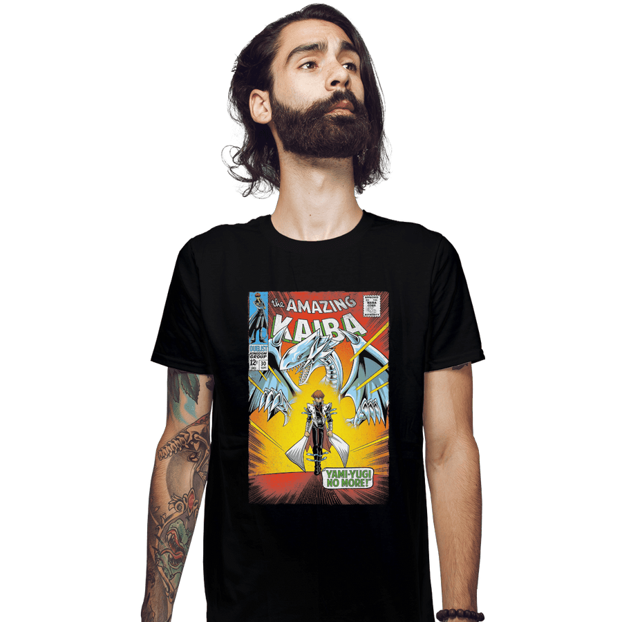 Shirts Fitted Shirts, Mens / Small / Black The Amazing Kaiba