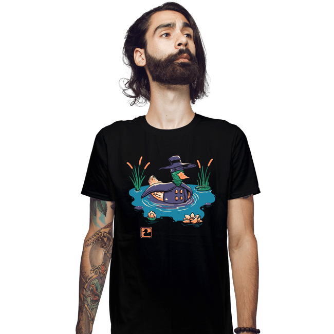 Secret_Shirts Fitted Shirts, Mens / Small / Black The Dark Duck