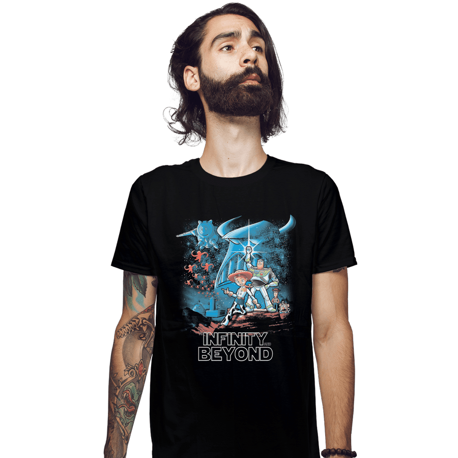 Shirts Fitted Shirts, Mens / Small / Black To Infinity And Beyond